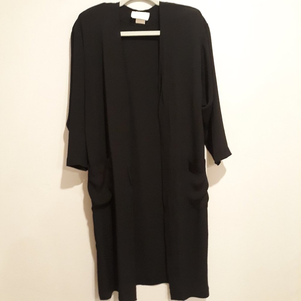 Long Duster Jacket w/ slits on side Size 6